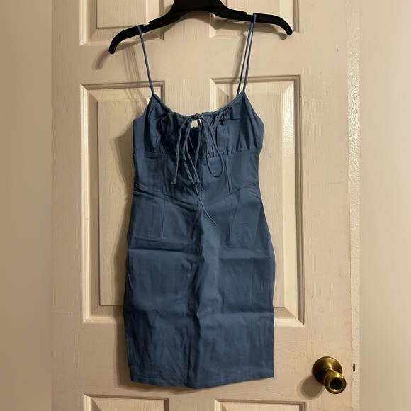 NWT Princess Polly Pavlo Mini Dress Blue - Picture 2 of 8